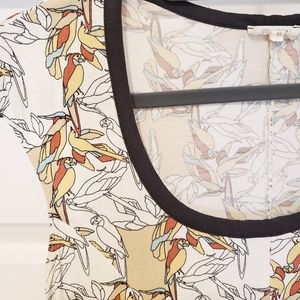 Anthropologie Weston Parrot Top